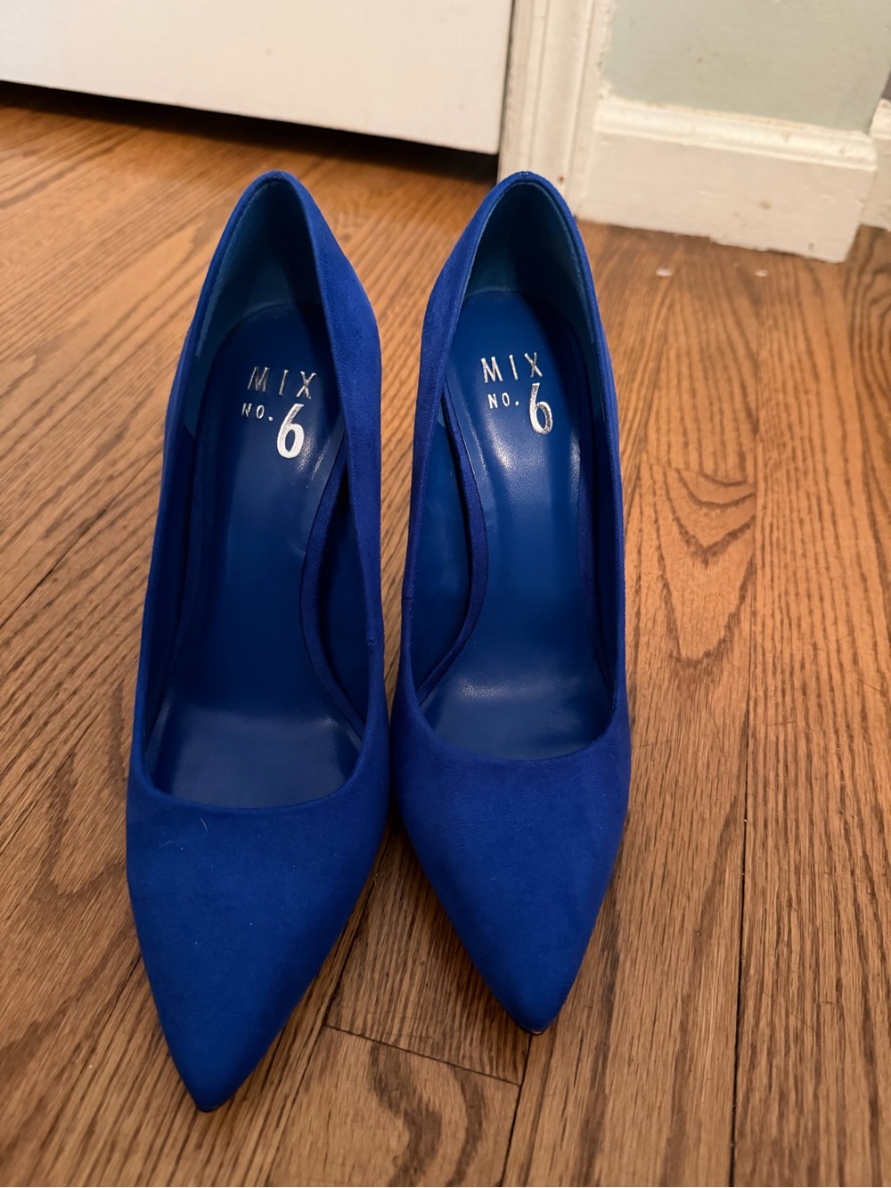 Mix No. 6 Royal Blue Pointed Toe Pumps